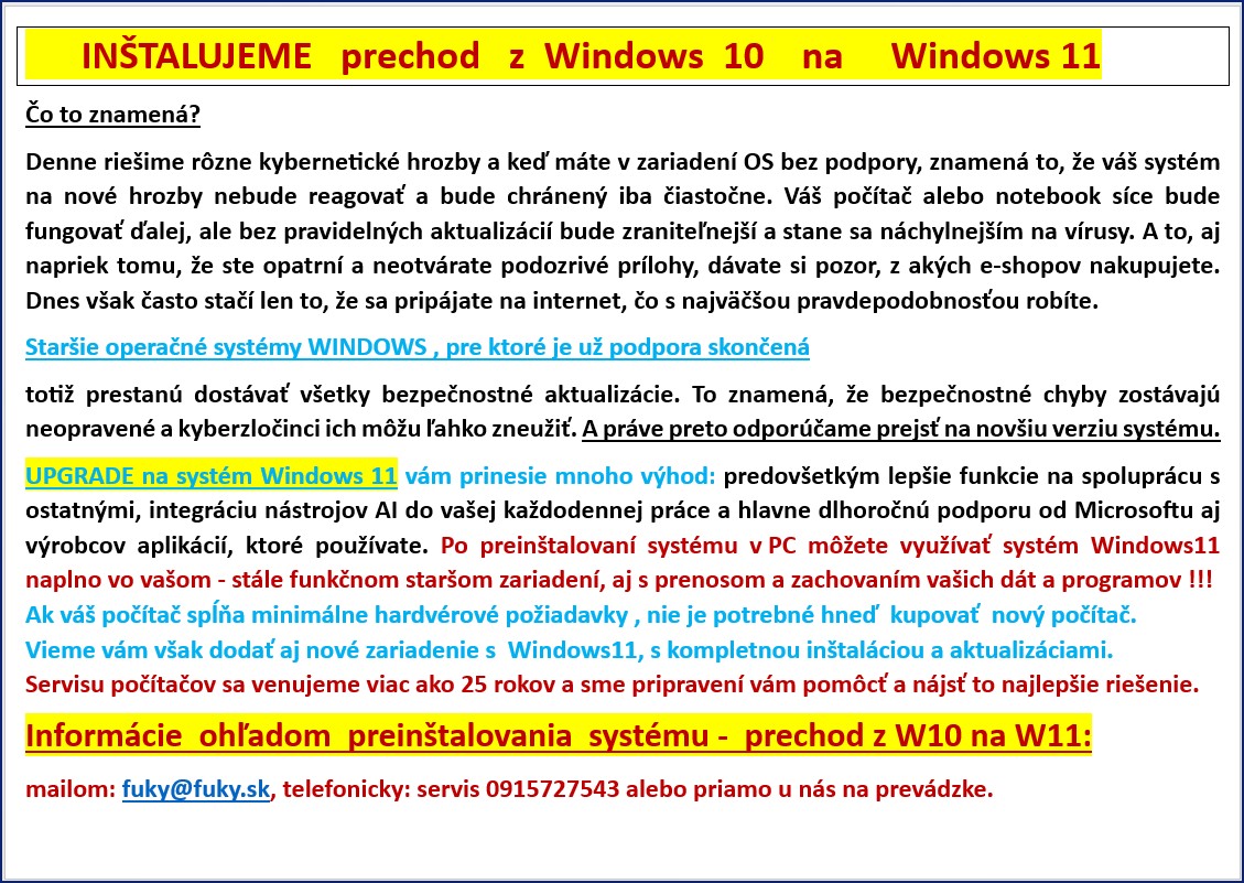 Prechod W10 na W11
